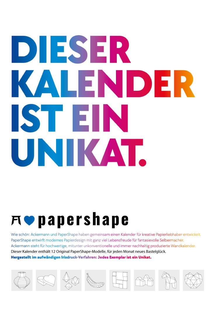 Kunstkalender 2024 Geschenk für Papierliebhaber und Bastelbegeisterte