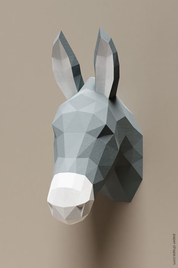 How to make a paper donkey #papercraft #diy #donkey