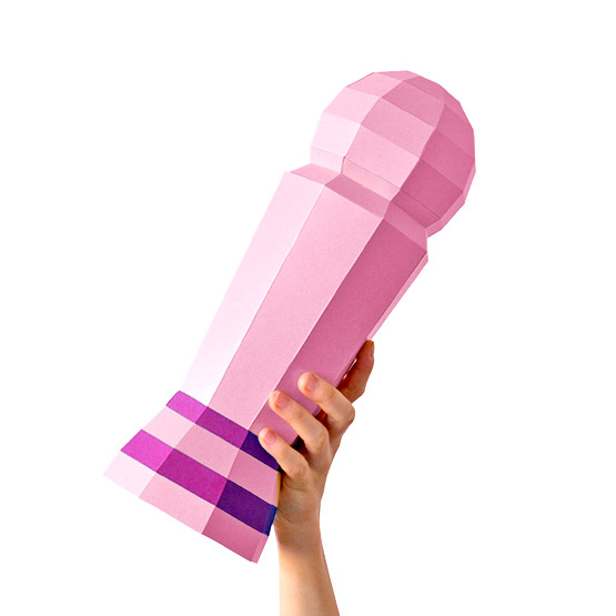 WM Pokal aus Papier DIY Kit #papershape